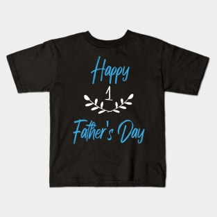 Happy First Father's Day Kids T-Shirt